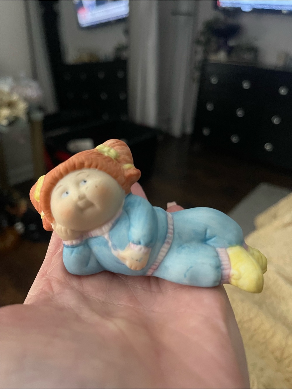 Set of 3,ceramic cabbage patch kids- vintage